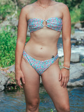 Bas de maillot de bain femme Nohea motif Jardin Fleuri - vue face - Hoalulu